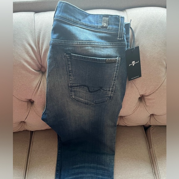 7 For All Mankind Slimmy Jeans, Size 34, NWT - Picture 6 of 9
